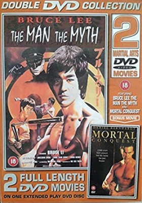 Double Martial Arts DVDs Bruce Lee The Man The Myth And Mortal Conquest RRP £5.00 CLEARANCE XL £1.00